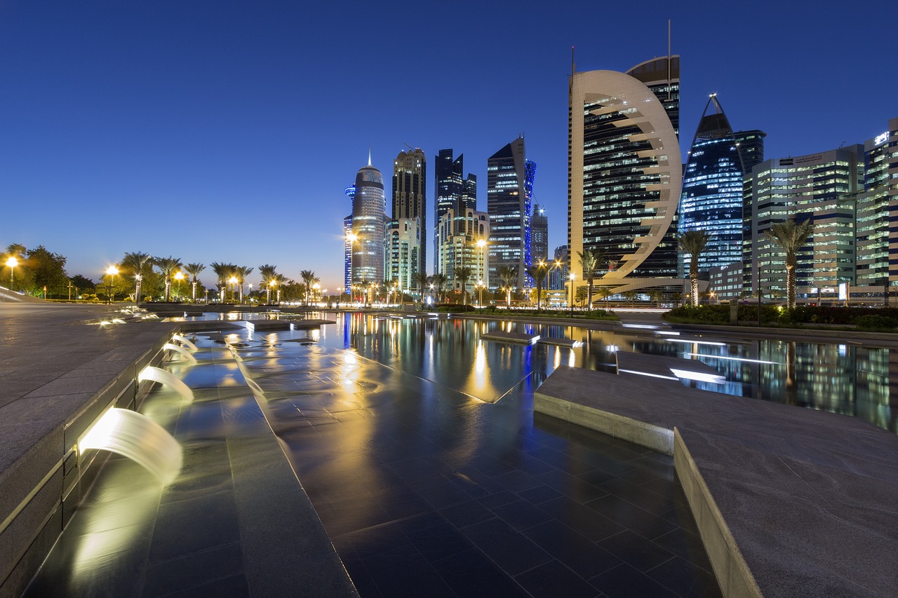 cityscape, doha, qatar